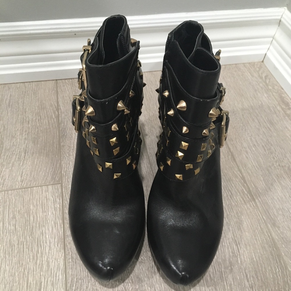 BCBG Studded Booties